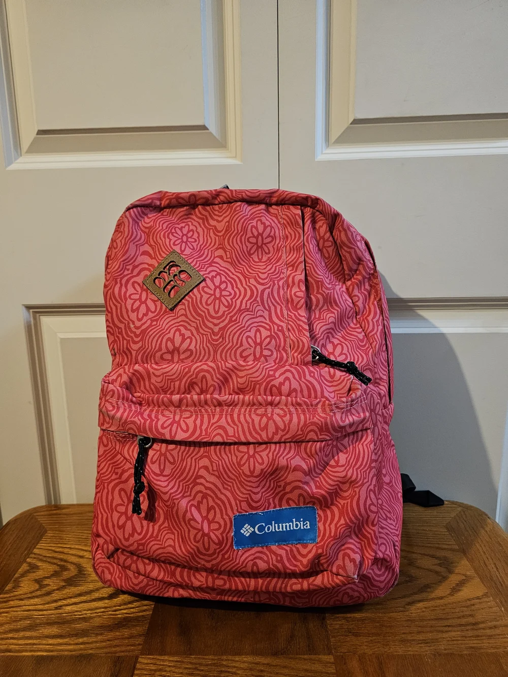 Columbia Pink Patterned Backpack -